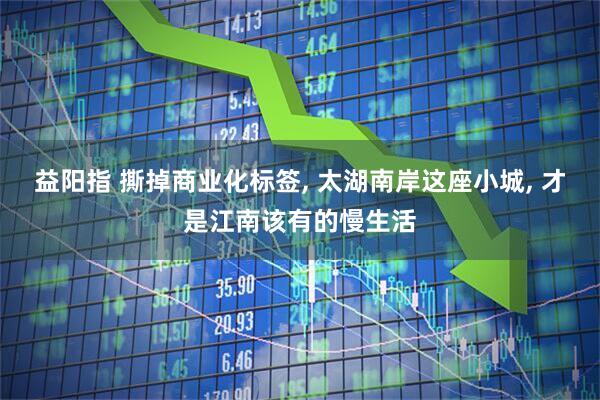 益阳指 撕掉商业化标签, 太湖南岸这座小城, 才是江南该有的慢生活